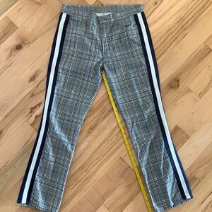 NWOT The Mother Denim Inside Ankle Trouser - Happy People Read and Drink Coffee